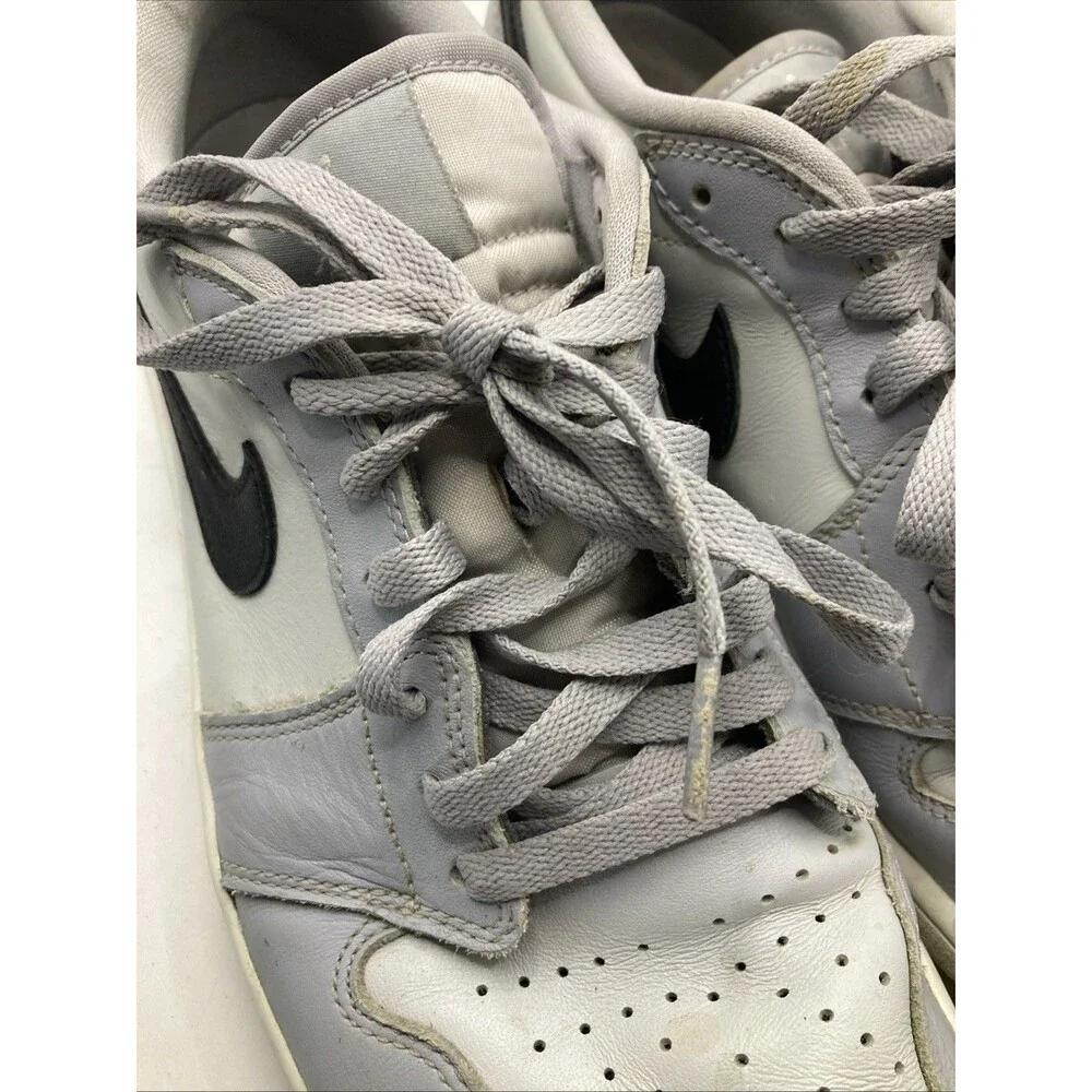 Nike Air Jordan 1 Low G Golf Shoes Wolf Grey DD9315-002 Men's Leather Uppers